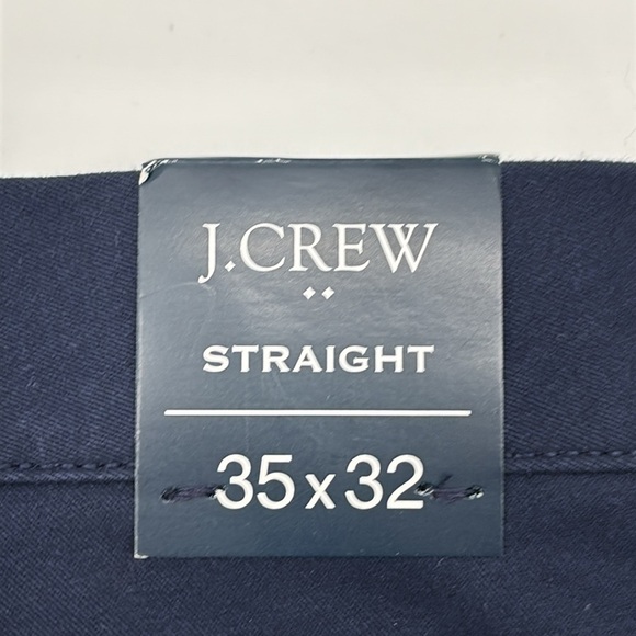 J Crew Factory Straight-fit TruTemp365® navy chino pant size 35x32 NWT BZ231 - Picture 6 of 16